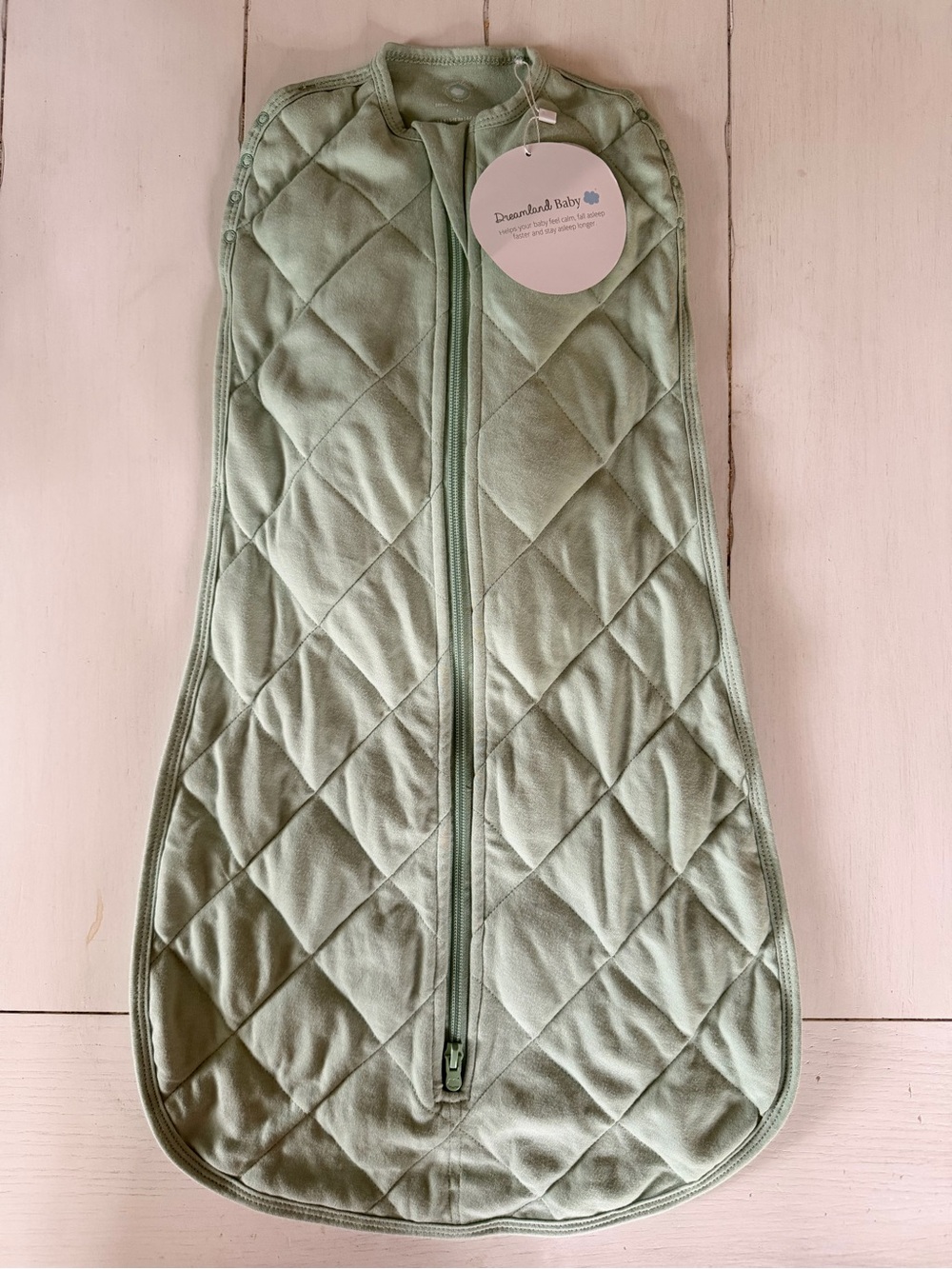 Dreamland Baby weighted sleep swaddle. 0-6 month.
